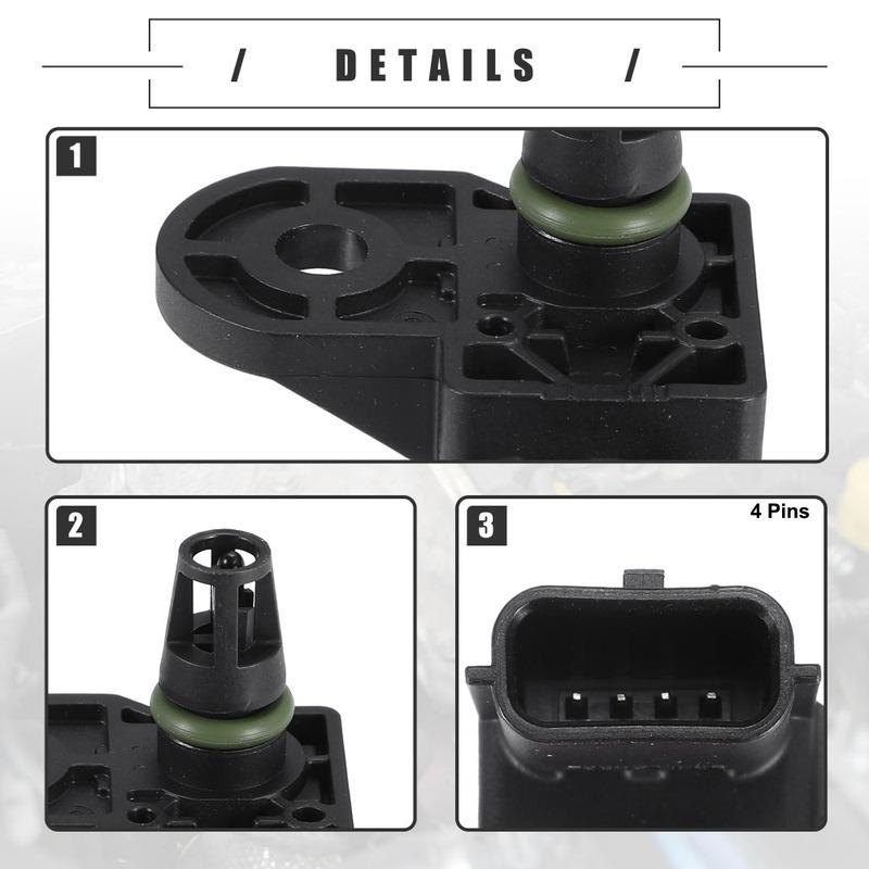 Manifold Air Intake Pressure MAP Boost Sensor SH01K3239 For MAZDA 6 3 SERIES CX-5 CX-7 2012-2016 New