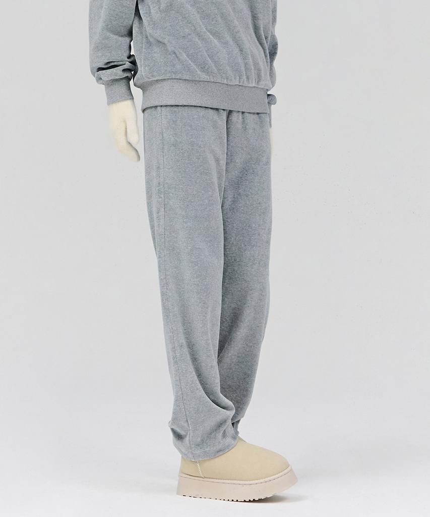 Chase Cult Women'S Velour Straight Warm-Up Pants - Grey