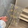 1PCS Black White Butterfly Laser Nail Stickers Nail Art Decoration Abstract Lines Bronzing Flowers Stickers For Nails
