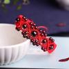 Agate Red Rope Hand-Woven Flower Blooming Rich Bracelet Ethnic Style Exquisite Couple Girlfriend Fashion Jewelry Handmade Auspicious Clouds