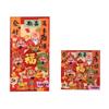 12pcs/set Traditional Lucky Red Envelope Cartoon Fortune Hongbao Red Packet  Spring Festival