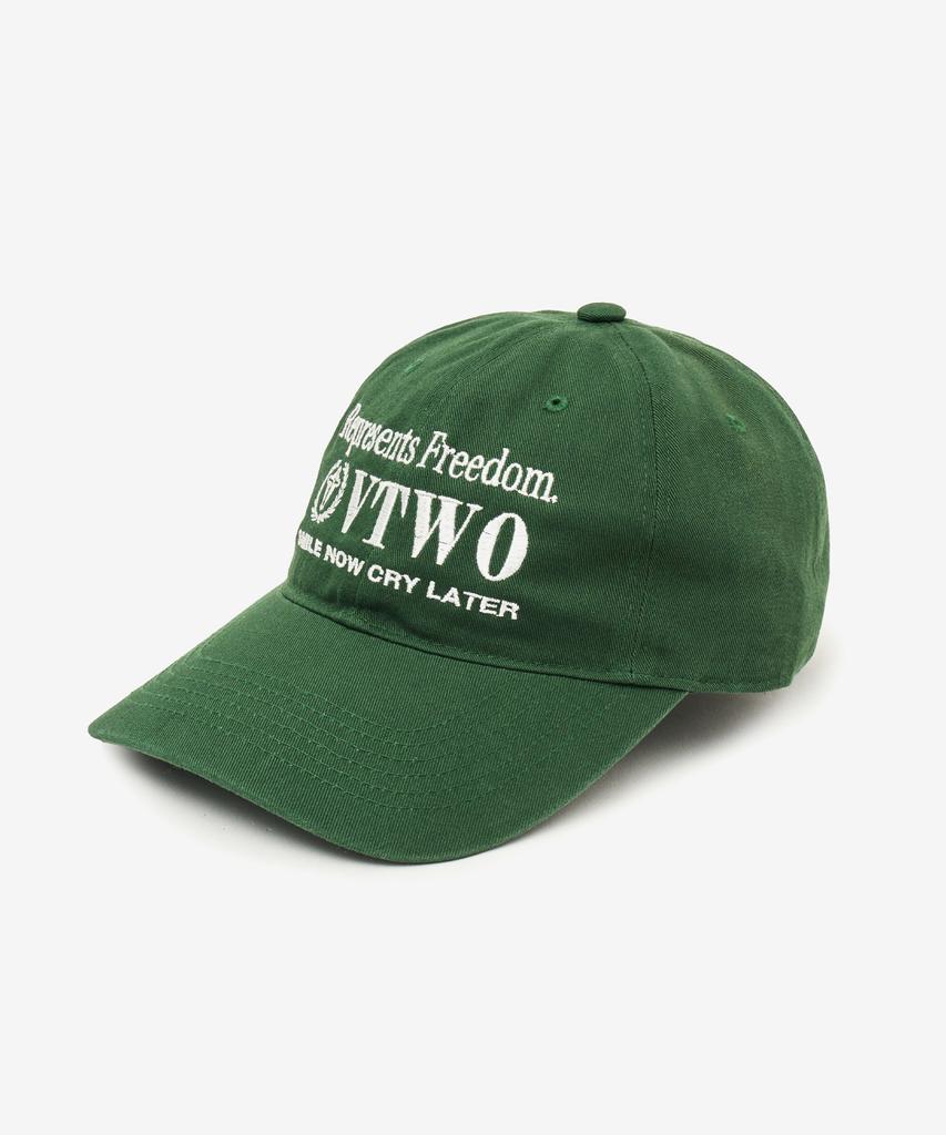 VTWO Smile Cotton Ball Cap (Green)