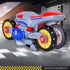 Transforming Motorcycle Toy for Toddlers 1-3: Cool Electric Rotating Bike with Music for Boys & Girls
