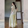 JK&JS Qing Lu Yin Rayon Jacquard Print T-Shirt