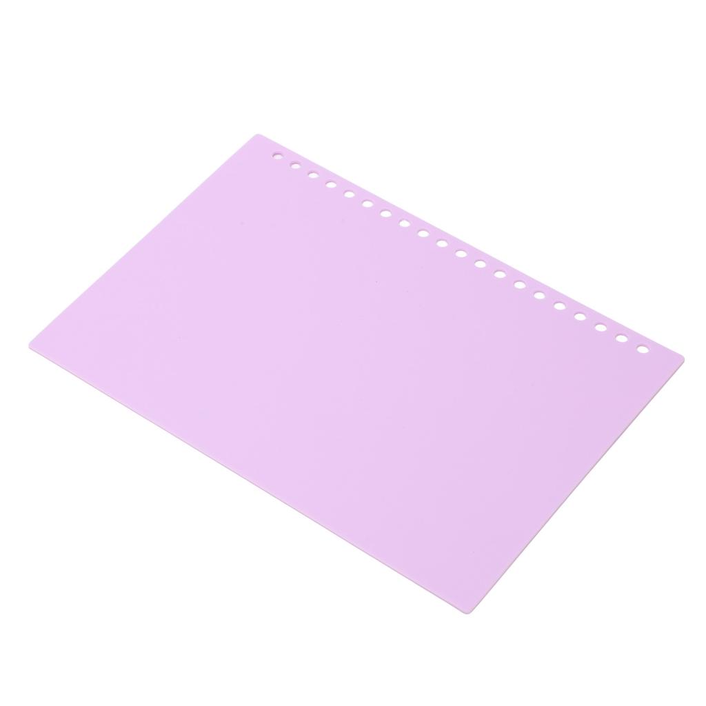 20 Sheets Loose Leaf Binding Cover 20 Holes Flexible PP Plastic Loose Leaf Presentation Binding Case