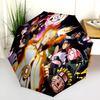 Naruto pattern, automatic folding umbrella, portable and foldable design, 8 ribs, a Christmas or birthday gift.