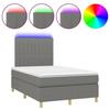 VidaXL Sommier à lattes de Lit avec Matelas et LED, Lit Rembourré, Lit Double, Lit Adulte de Chambre à Coucher Intérieur, 3270261