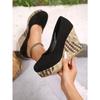 Women’s Slip-On Thick-Soled Platform Loafers, Plus Size Casual Shoes