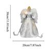 Christmas Tree Toppers Christmas Angel Pendants With Light Lighted White Tree Topper Decoration For Holiday Living Room Outdoor