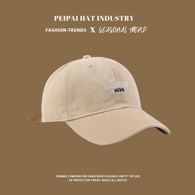 

Sun hat spring and summer grinding hat men s fashion couple versatile letter cap M（56-58cm）