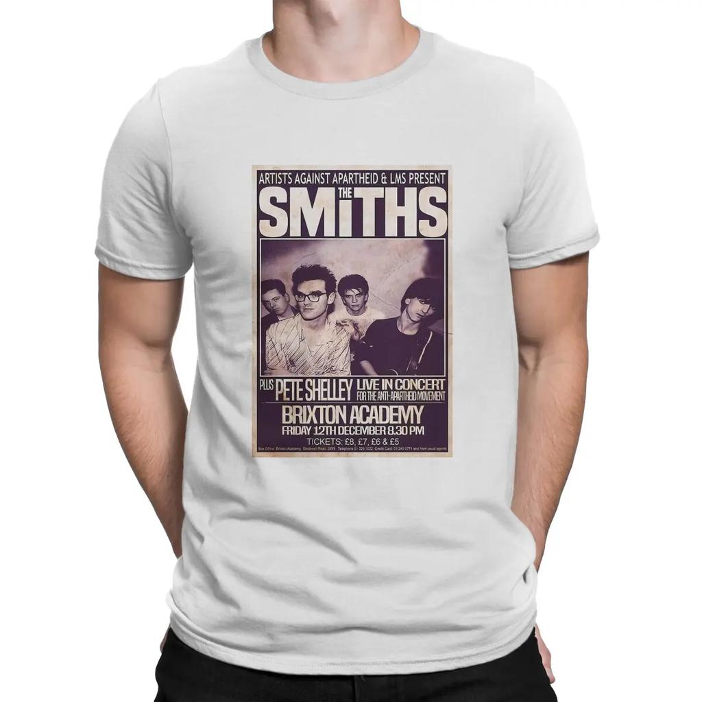 The Smiths Newest TShirt for British Rock Bands In The 80s Round Collar Basic T Shirt Hip Hop Birthday Gifts OutdoorWear Unisex