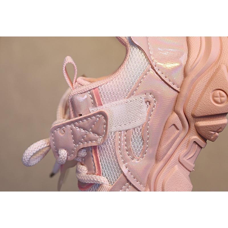 Korean Style Children's Sports Shoes – New Spring/Autumn Girls' Ultra-Light Soft-Sole Casual Shoes, Breathable Student Sneakers, Chunky Dad Shoes