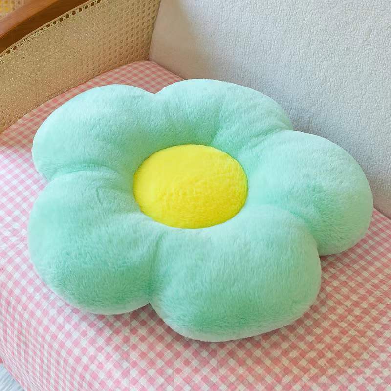 Adorable Sunflower Pillow: Seat Cushion, Sofa Cushion, Car Backrest, Bay Window Decor, Nap Pillow, Living Room Floor Mat.