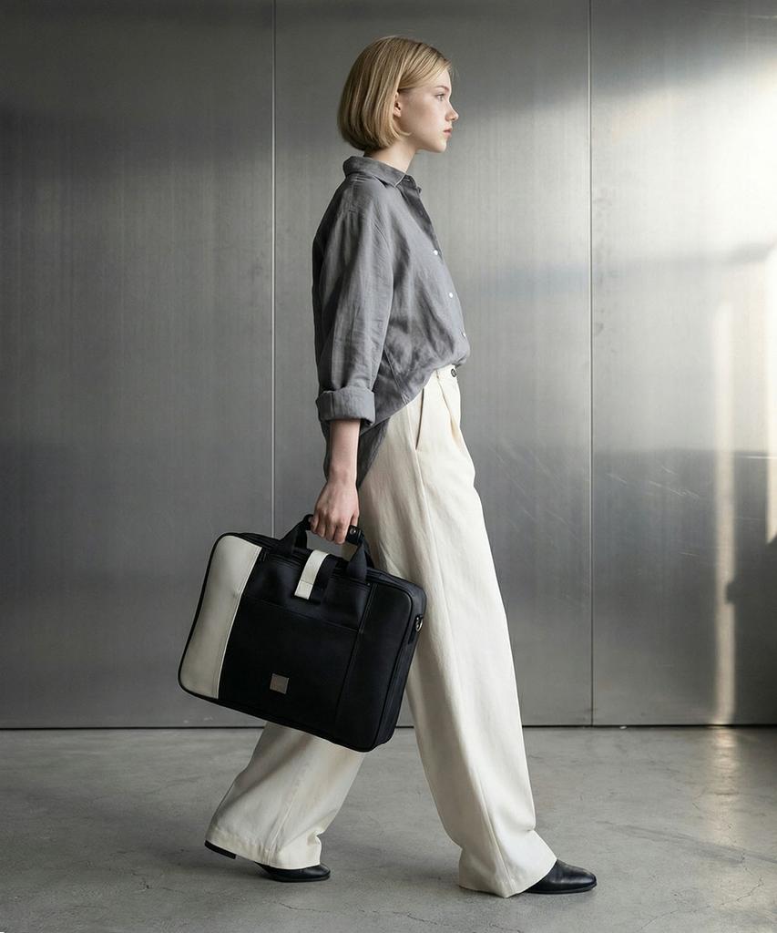 Lodinatt Workation Backpack Ivory Black