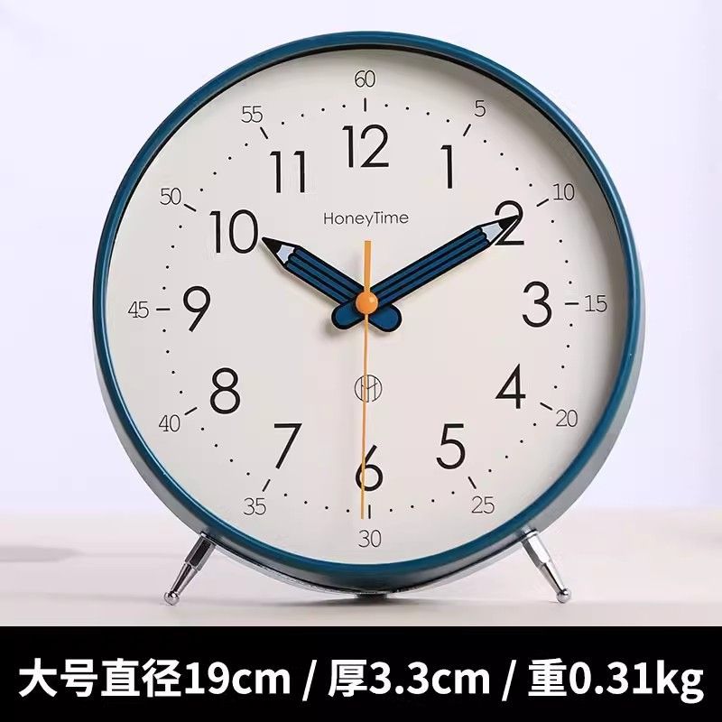 Simple Desktop Clock Mute Creative Living Room Placed Desk Clock Decorative Ornaments Table Clock Watch Home Decoration