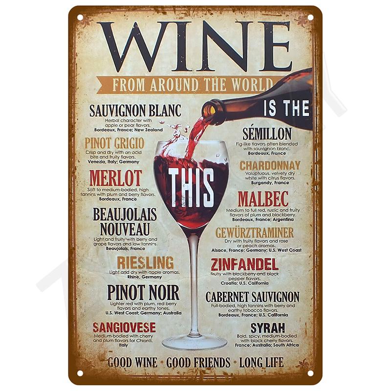 Metal Signs Vintage Metal Plates Posters Retro Wall Art Bar Accessories Mancave Tin Sign Room Luxury Home Decor Item Decorations