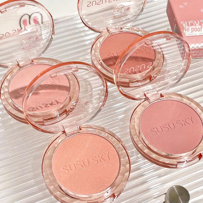 SUSU SKY Einfarbiges Rouge: Seidig, Highlightend mit feinem Schimmer, Vielseitig und universell schmeichelnd