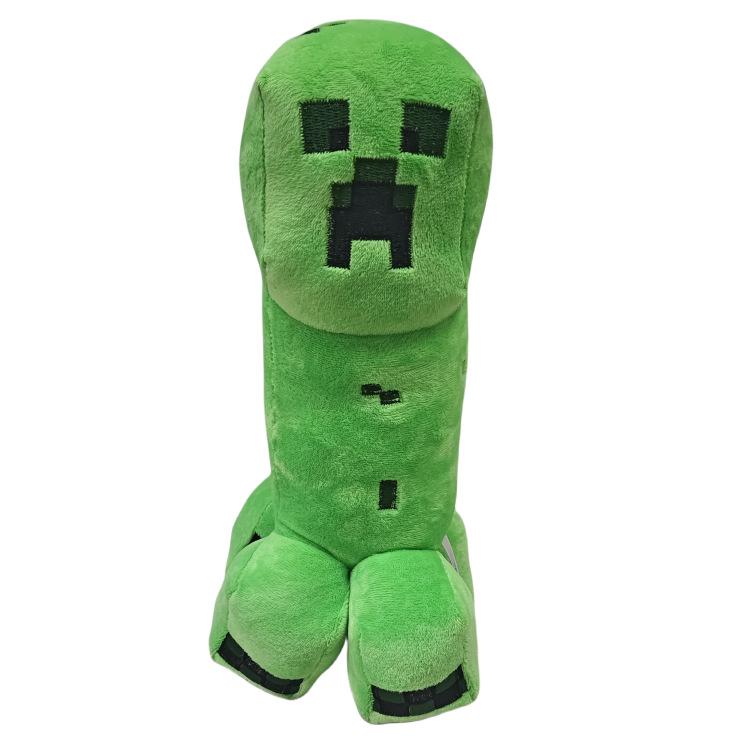 Action Figure Minecraft Creeper Peluche Zombie Seduto Peluche Volpe Panda Bambola Regalo per Bambini
