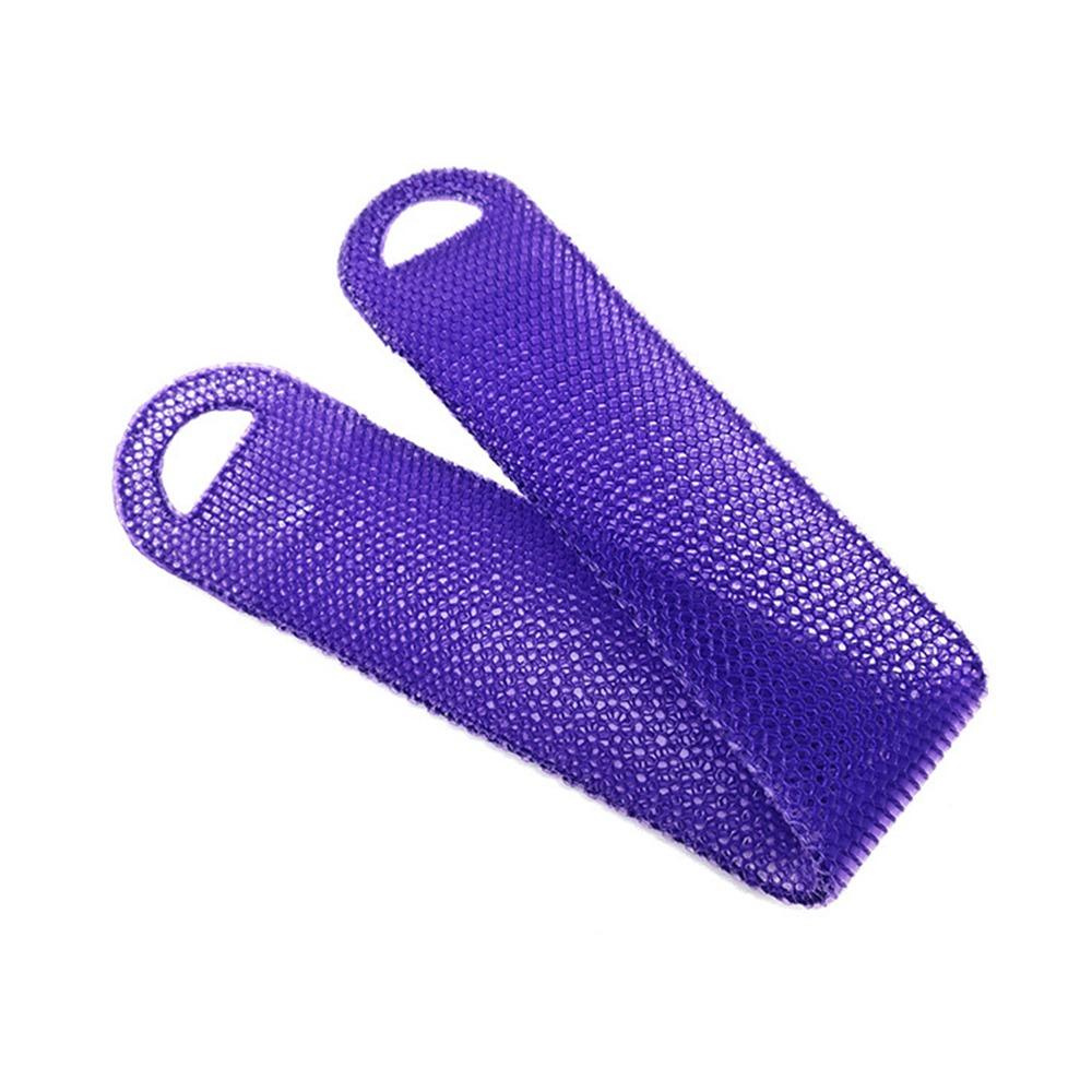 TPU Material Bath Face Towel Antibacterial Back Bath Ball Soft Shower Brush  Skincare Routine фиолетовый