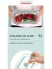 Contenitore Grande in Vetro per Conservazione di Frutta, Kimchi e Altro - Lusso Leggero, per Alimenti, Ermetico e Ideale per la Refrigerazione.