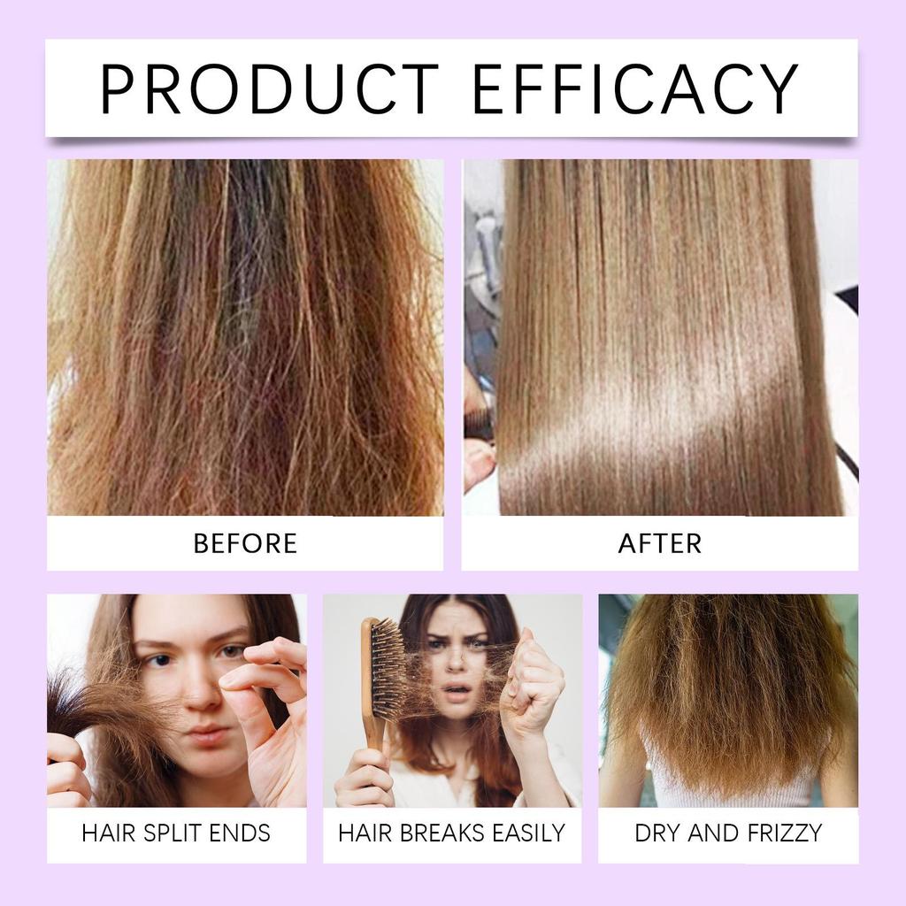 Color Fixing Hair Dye Shampoo To Cover Gray Hair Fade Yellow After Bleach Hair Shampoo Non-irritating Purple Color Hair Mask