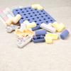 Silikon Russisches Puzzle Bausteine Finger Spielzeug Push Bubble Taktiles Spielzeug ideal für Kinder und Erwachsene Tangram Puzzle Lernspielzeug für Kind