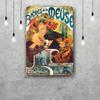 Art Nouveau Classic Poster Rusty Metal Plaque Retro Decorative Plate Bar Man Cave Garage Club Metal Sign Wall Decoration