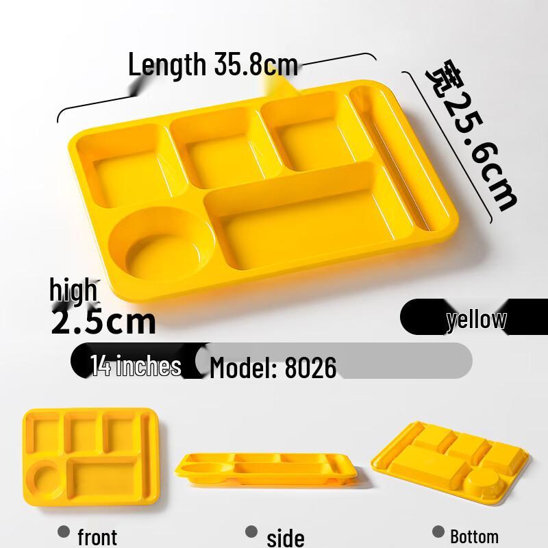 Melamine Divided Canteen Plate