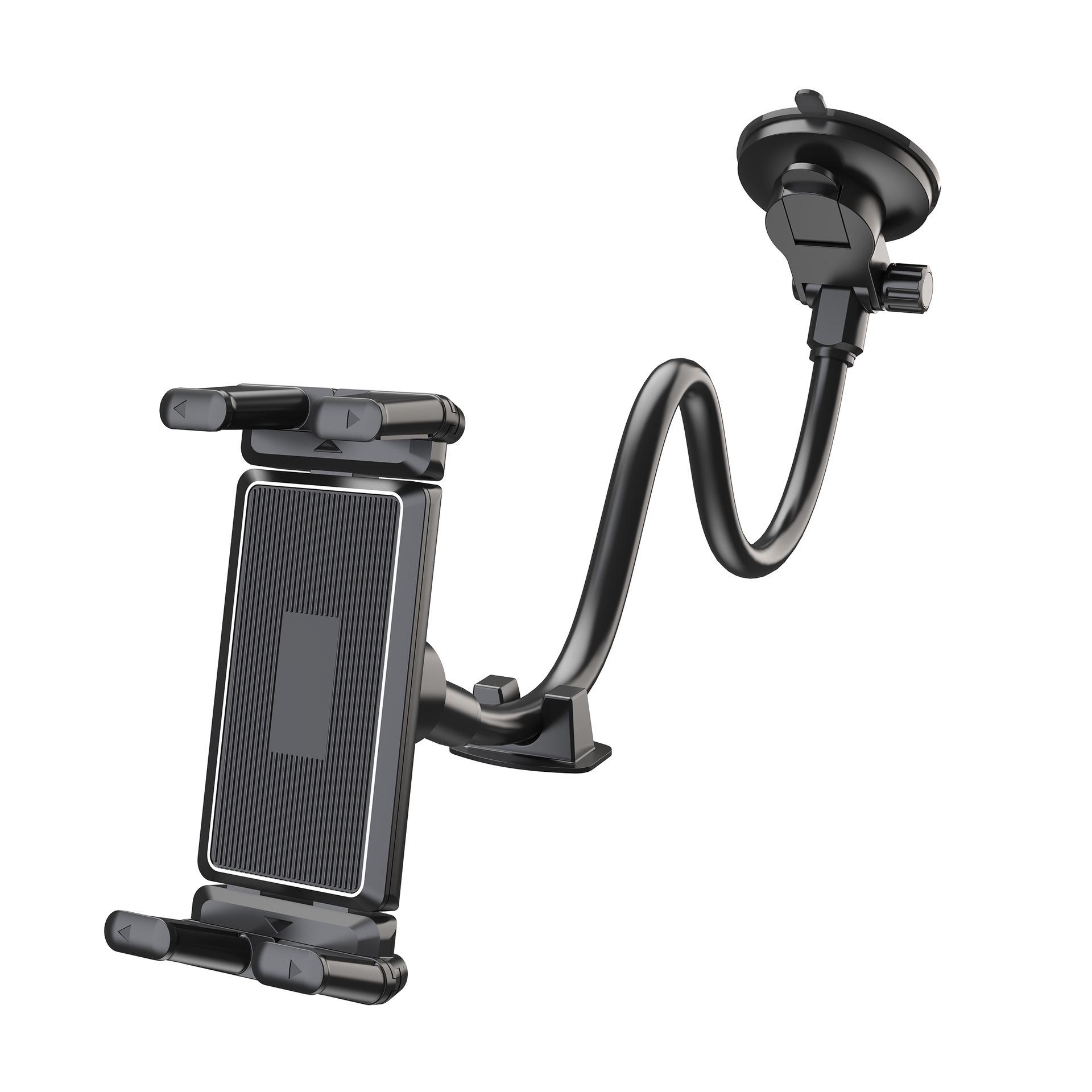 Universal Car Suction Cup Phone & Tablet Holder with Flexible Hose