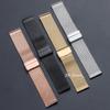 10-22mm Universal Milanese Watchband Mesh Stainless Steel Straps Wrist Belt Bracelet Black Silver Gold Rose for Men Women Bands