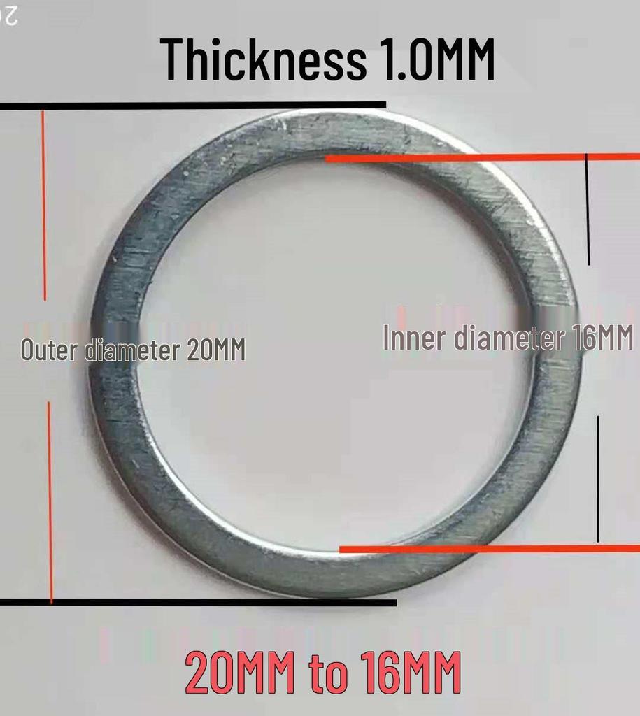 Angle Grinder Saw Blade Reducing Ring: 20mm To 16mm & 22mm To 25.4mm Washer