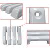 YOUNGERCAR Oxford White Door Handle Cover Fit for 2021-2024 2025 Ford F150 Bronco Door Handle Covers Overlay No Passenger Keyhole No Smart Key Holes