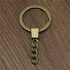 4 Colors 25mm 30mm Lobster Clasp Keychain With Extension Chain Jewelry Findings