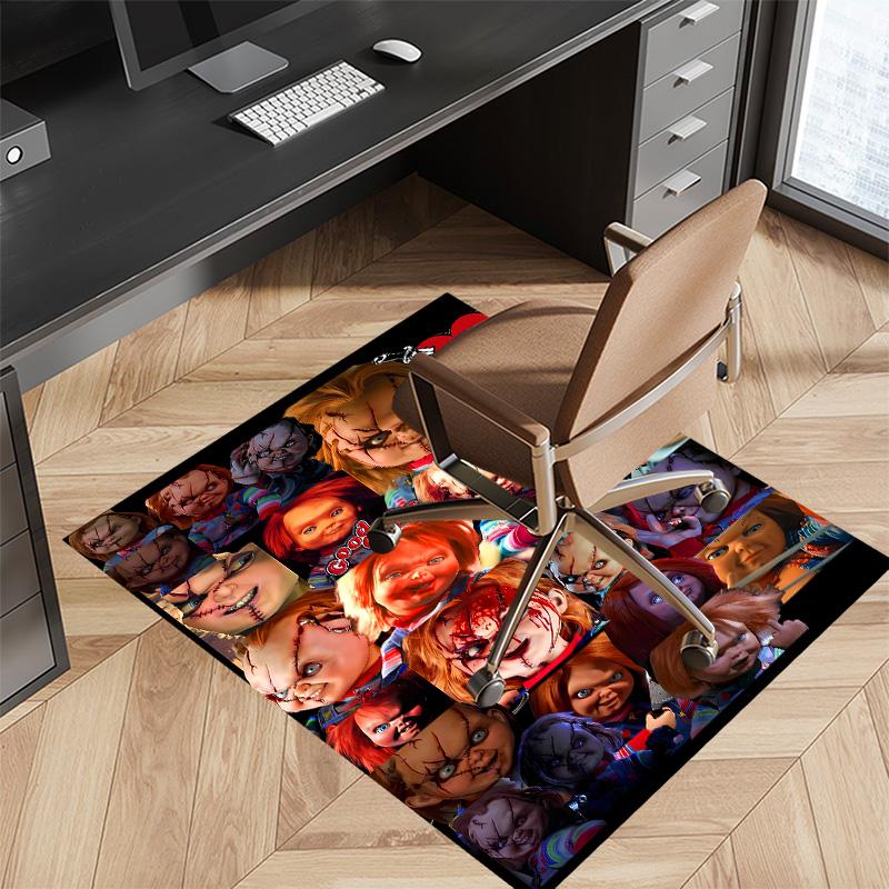 Chucky1 Printed Absorbent Washable Carpet, Non-Slip Bathroom Mats, Kitchen Rugs, Yoga Mat,Living Room Entrance, Camping Picnic Rugs