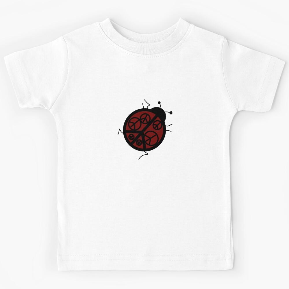 red peace ladybug Kids T-Shirt 170