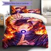 Satoru Gojo Pattern Bedding Quilt Set  Home Decoration  Gift (1 * duvet cover + 2 * pillowcase  without core)