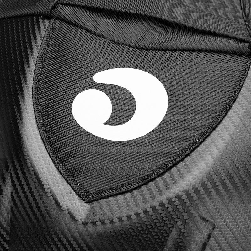 Men's Large Capacity Water-Repellent Motorcycle Helmet Bag with Quick Release for Outdoor Riding