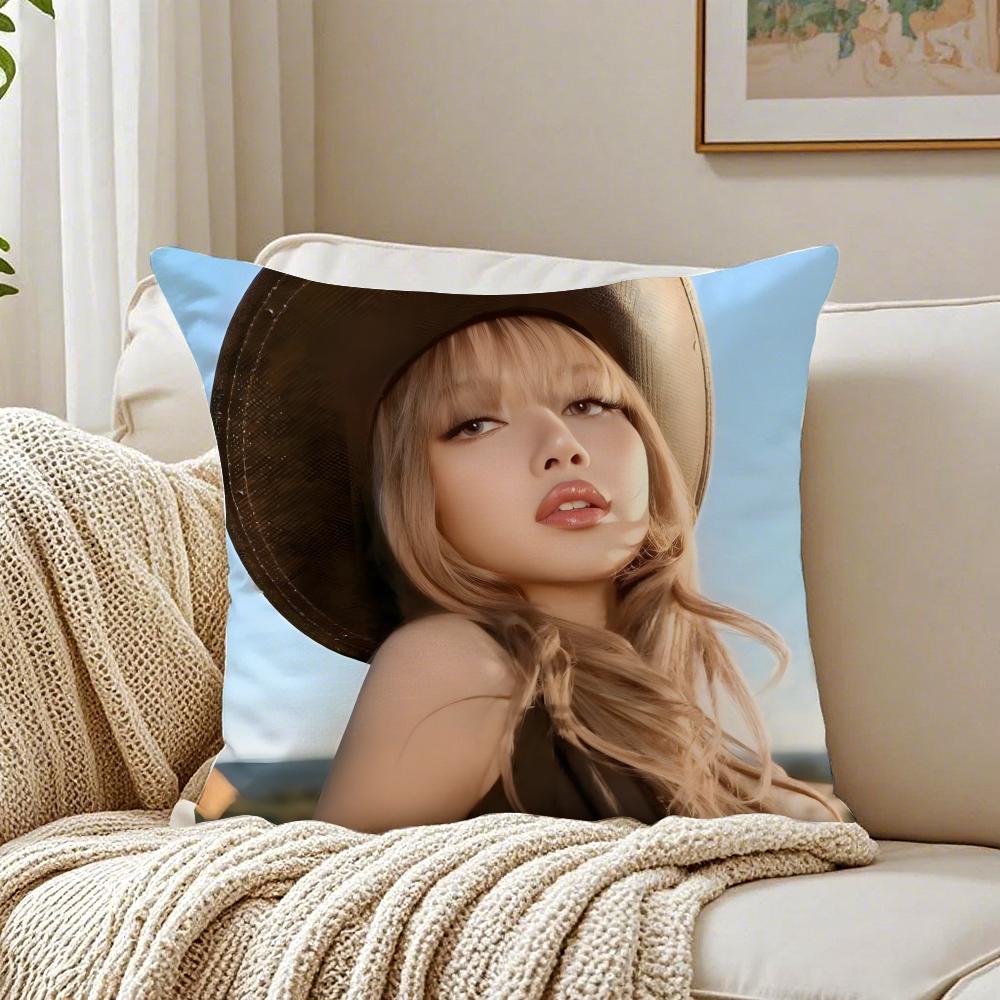 singer powerful LLLisa Cushion Cover Pillowcase Antidustmite living Room Sofa Decor Cushion Room