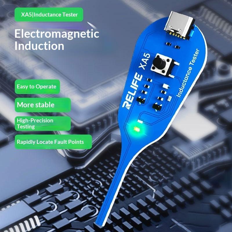 

1Pcs Electromagnetic Induction High Precision Detection Strong Stability Rapid Fault Lock Type-C Xa5 Inductance Tester 1