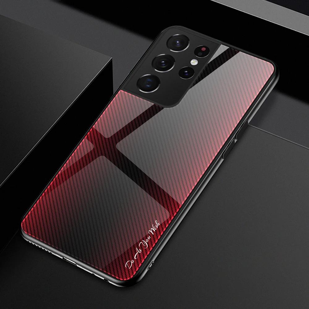 

Luxury Gradient Phone Cover For Samsung Galaxy S23 S21 S22 S24 S25 Ultra Plus Note 20 Ultra S21 FE S20 S23 FE 5G Case Glass Case Note 20