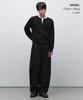 MUSINSA STANDARD Double Knit One-Tuck Wide Lounge Sweatpants [Black]