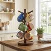 Decorative Compact Cup Rack Space Saving Mug Hanging Display Rack Cup Hanger  Cafe Restaurant