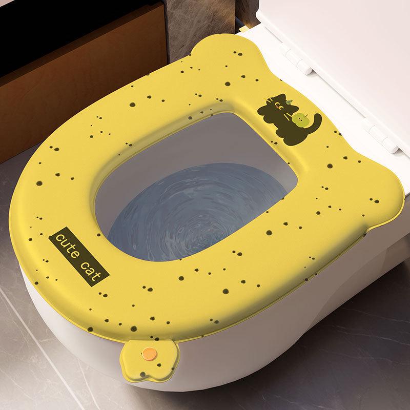 Universal Waterproof Toilet Seat Cover 2026 - Thickened, All-Season Pad for Home Use