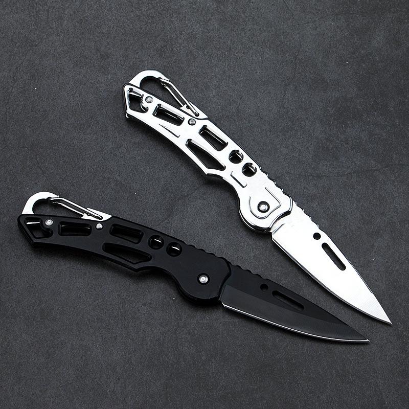 Outdoor Protable Stainless Steel Sharp Paring Folding Knife Pocket EDC Utility Knife for Camping Fruit Cutting Tool