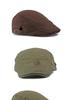 Unisex Spring/Summer Cotton Flat Cap: Retro British Fashion Forward & Casual Beret