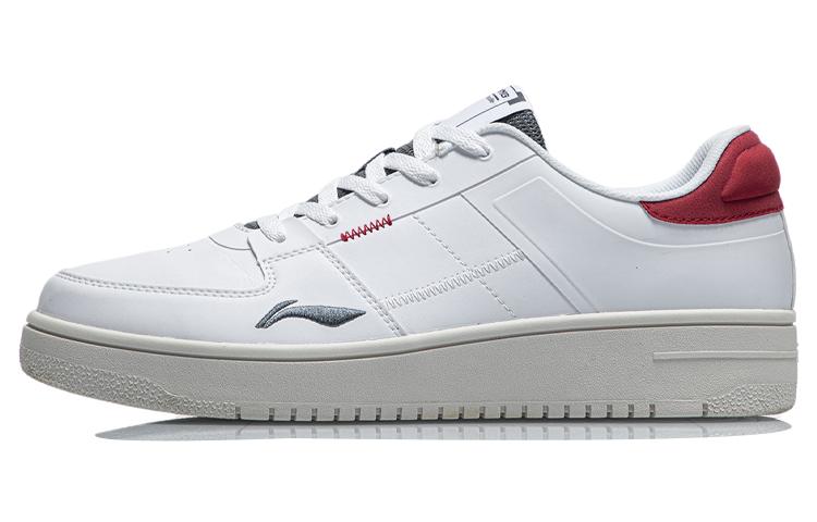 Мужские низкие кеды для скейтбординга Li Ning Бело-красные AGCR187-2 41