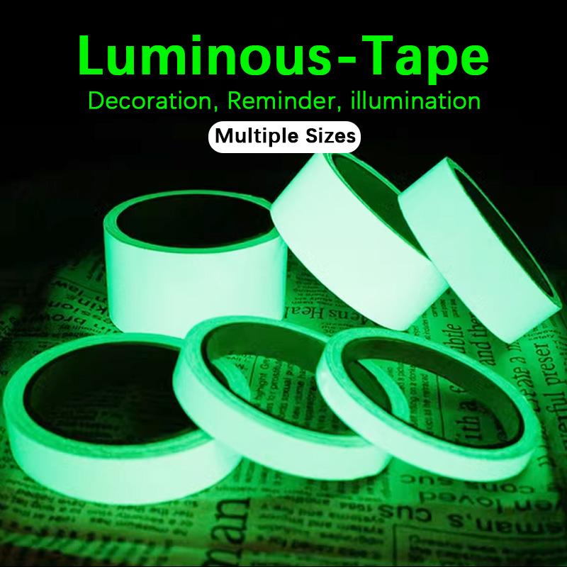 Luminous Tape Luminous Tape Green Warning Ground Light Storage Stair Anti Slip Sticker Reflective Fluorescent Tape