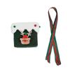 Household Xmas Children's Bombonera Christmas Eve Lint Christmas Gift Box Present Ribbon Xmas  Eve Gift Box