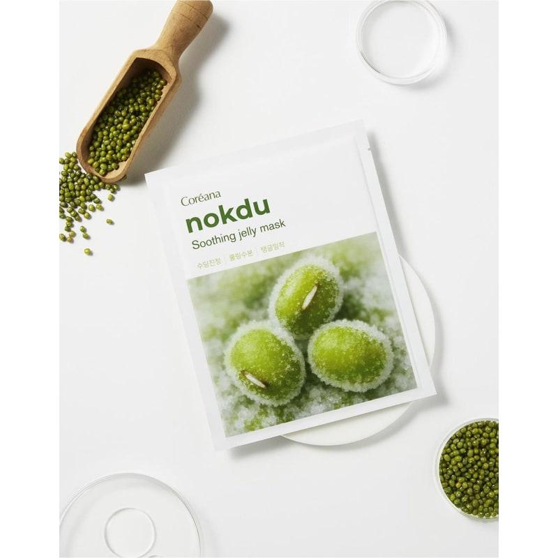 1 sheet of green bean soothing jelly mask