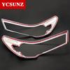 ABS Headlight Cover Car Accessories For Toyota Hilux 2021 2022 2023 4x4 Head Light Exterior Parts Double Cabin YCSUNZ